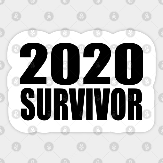 2020 survivor Sticker by ForEngineer